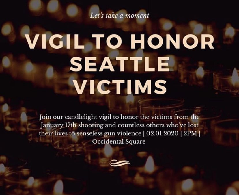 Vigil for Seattle Victims